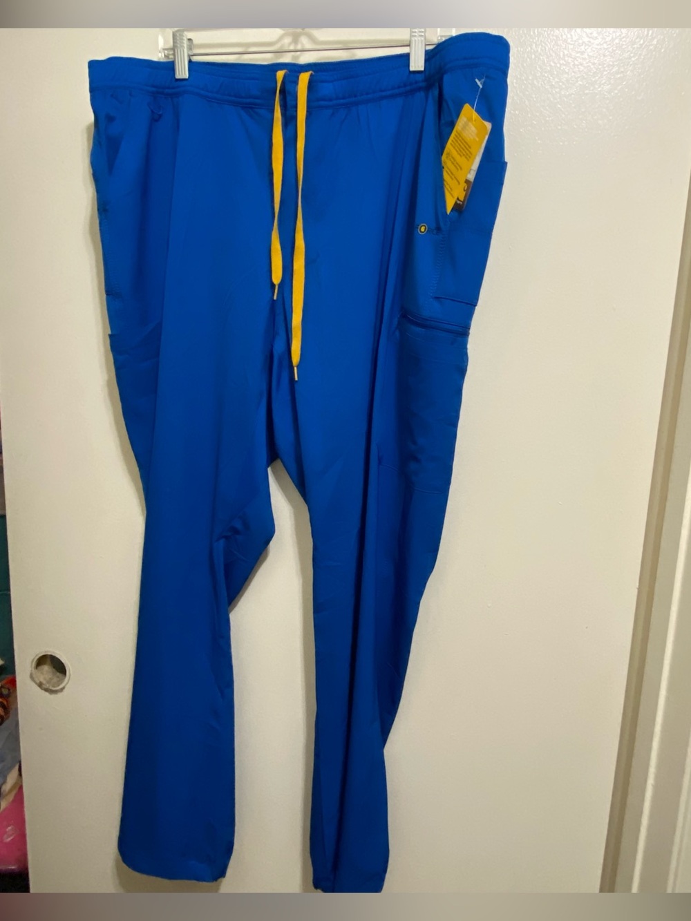 Carharrt Womens 2X 2XL Scrubs Scrub Pants Solid Royal Blue Nurse New NWT $60